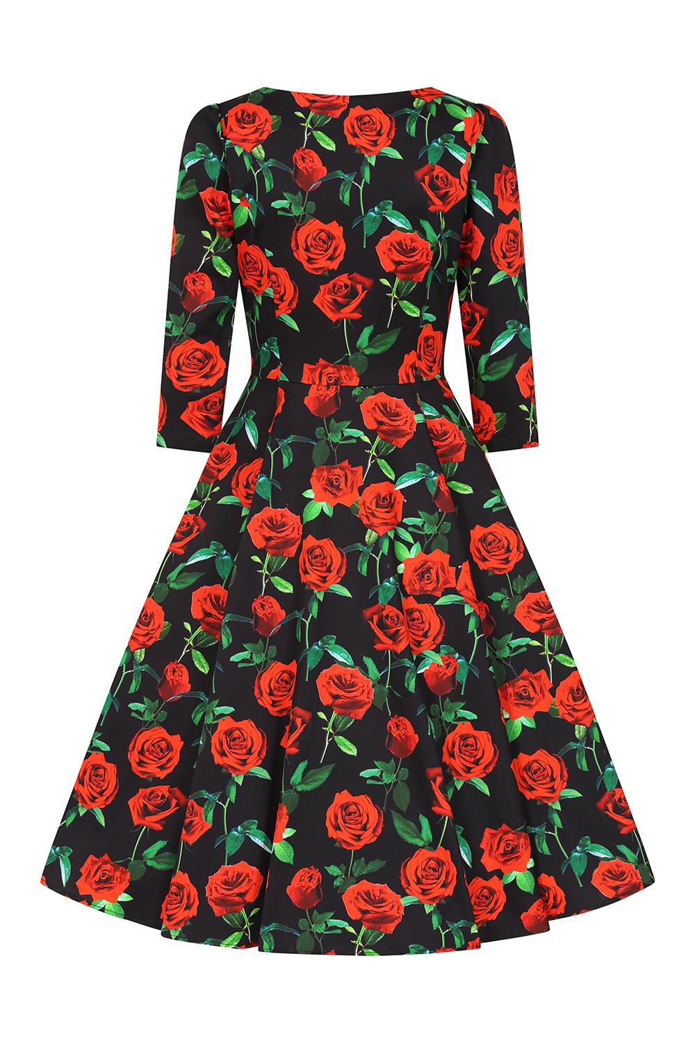 Rosalyn Rose Swing Dress in Extended Sizing